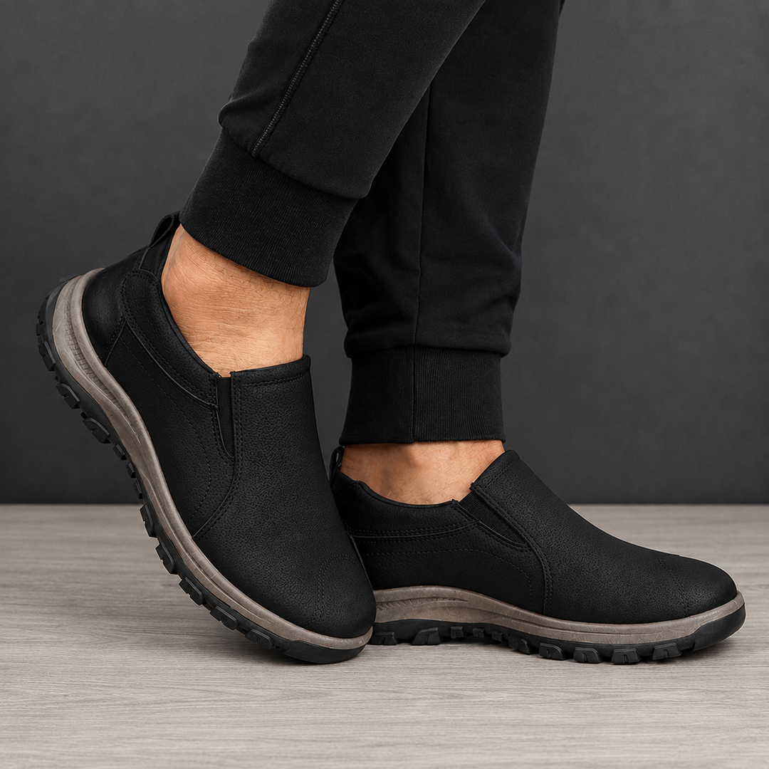 Outdoor Leather Slip-Ons