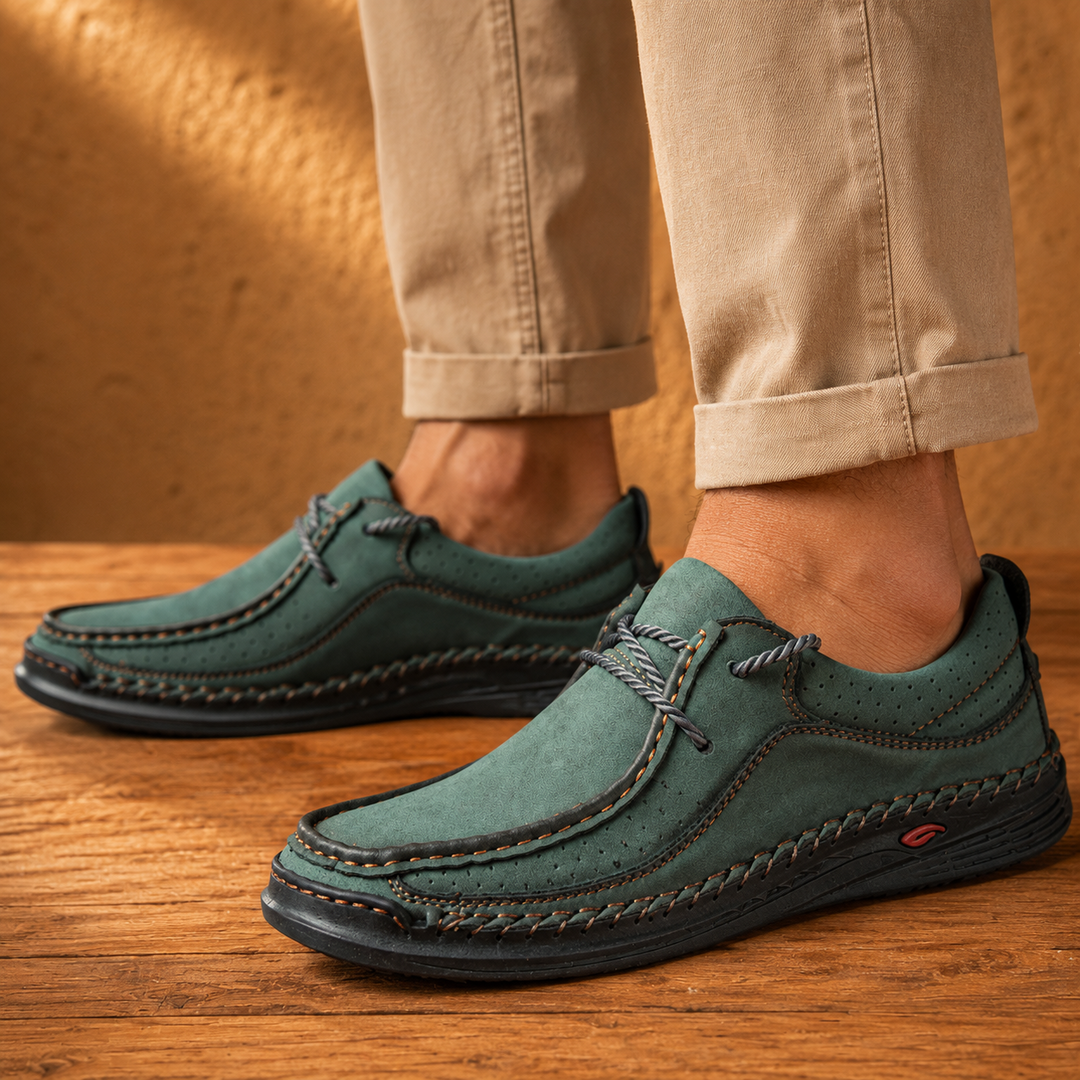 Leather Comfort Slip-Ons