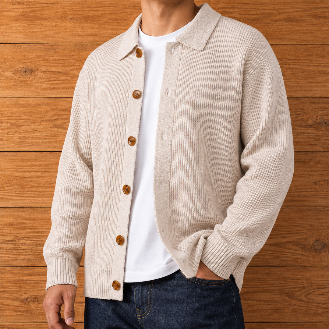 Rib Knit Cardigan