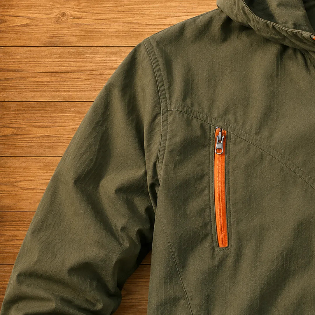 Casual Hooded Windbreaker Jacket