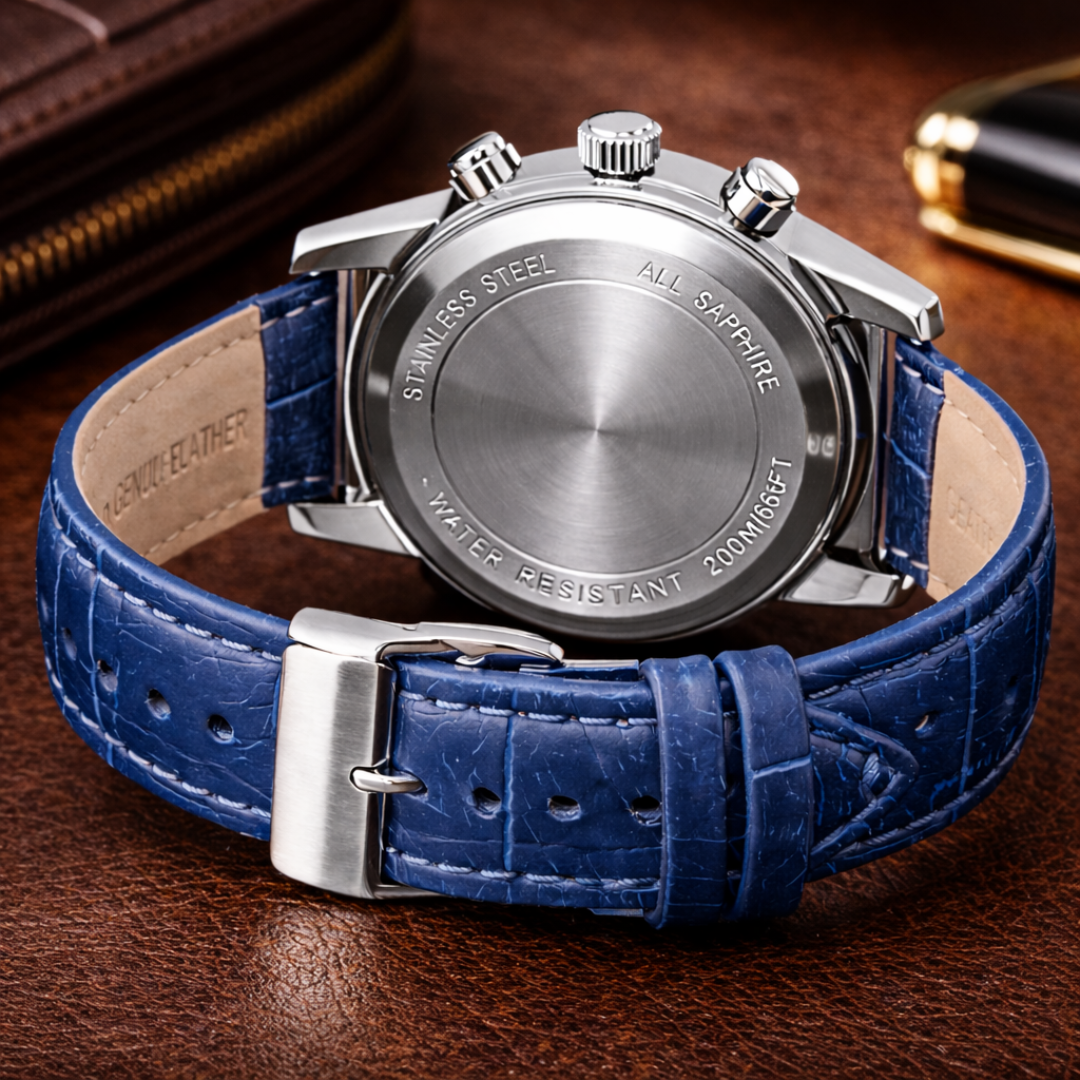 Three-Dial Quartz Watch