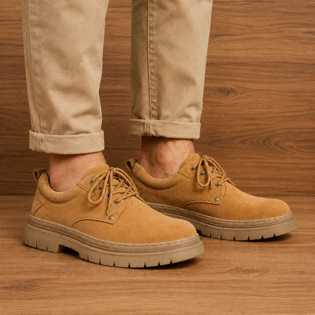 Lug Sole Lace-Up Shoes