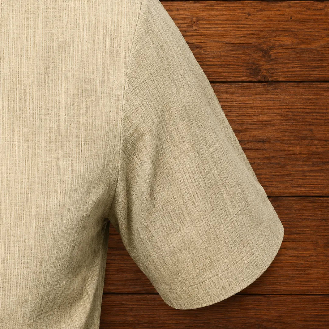 Refined Textured Casual Shirt