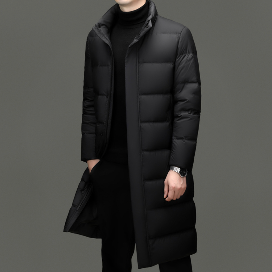 MEN’S LONG DOWN COAT