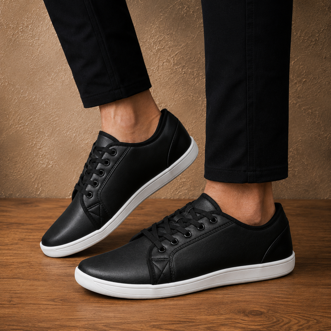 Sleek Round-Toe Sneakers