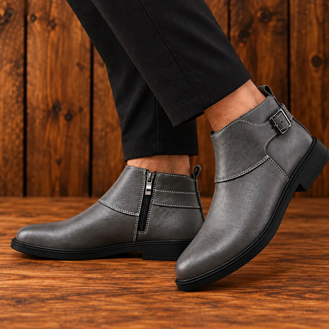 Soft Leather Ankle Boots
