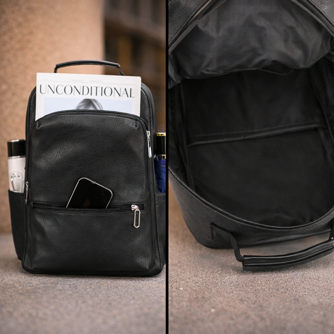 Minimalist Leather Backpack