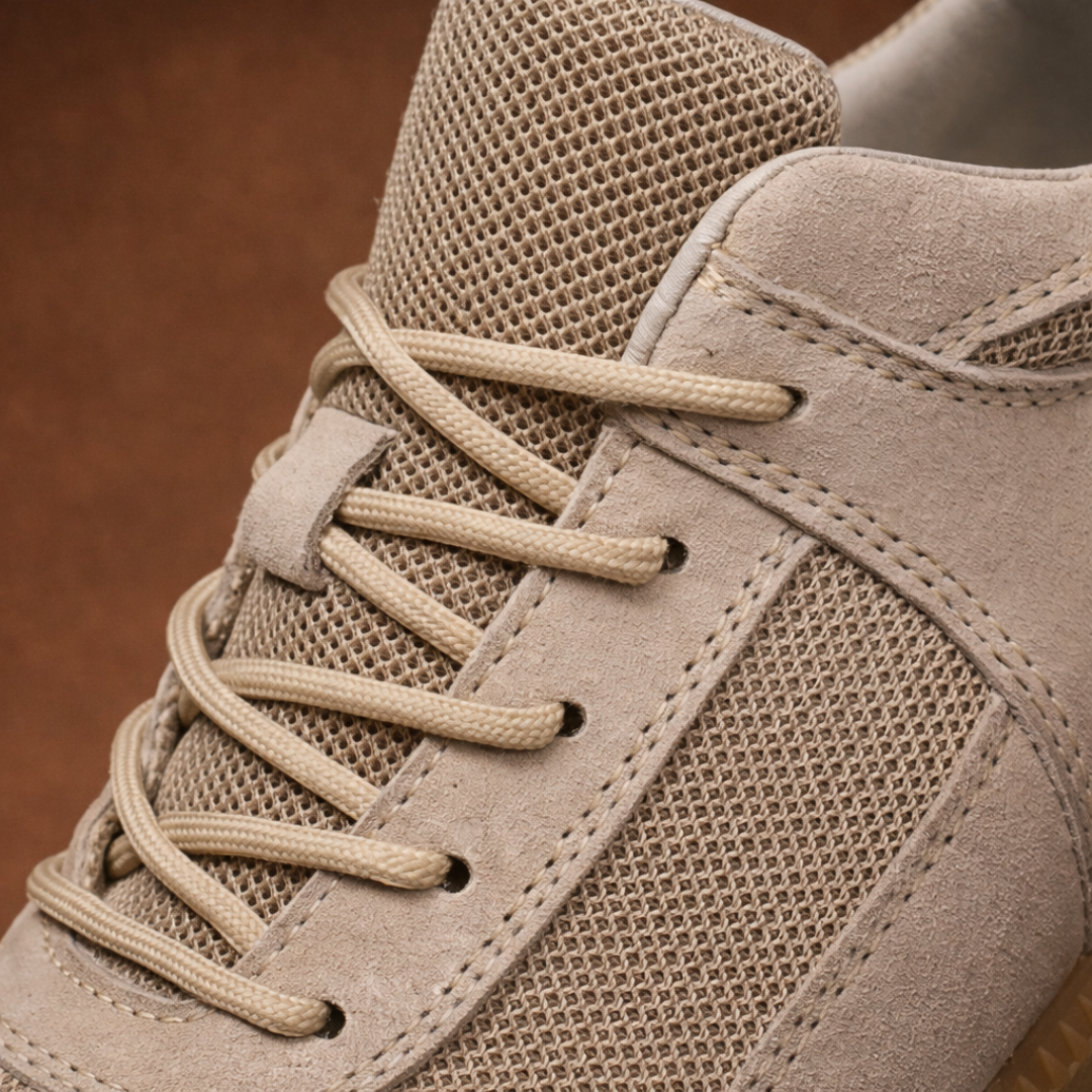 Suede Mesh Sneakers