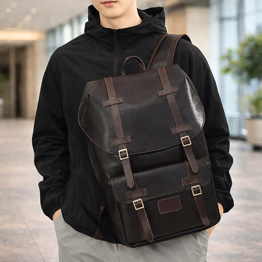 Vintage Leather Backpack