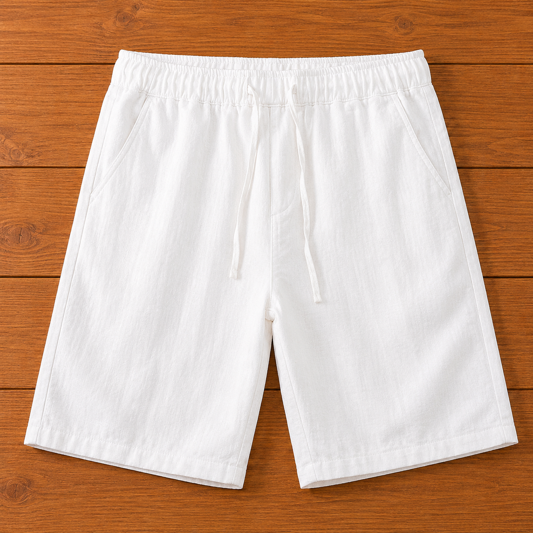 Linen Drawstring Shorts