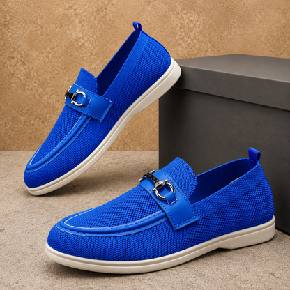 Breathable Knit Slip-on Loafers