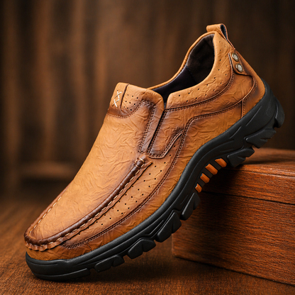 Leather Slip-On Shoes