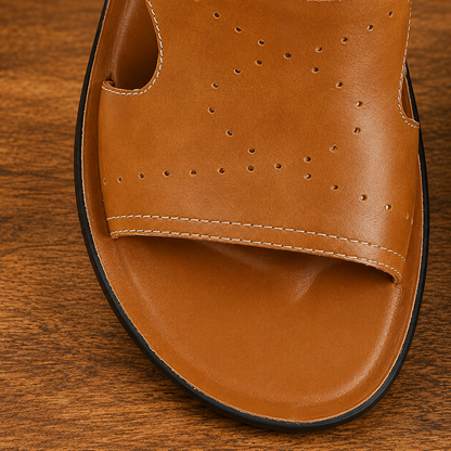 Wear-Resistant Leather Sandals
