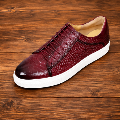 Leather Low-Top Sneakers