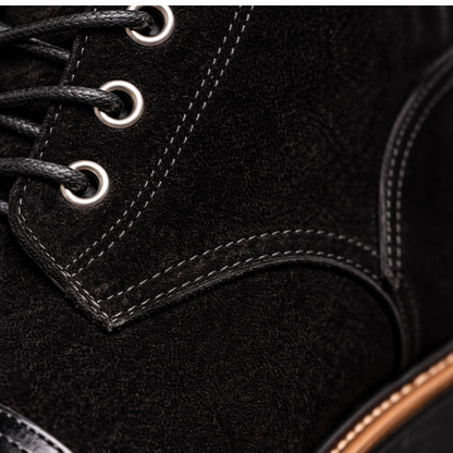 Suede Lace-Up Boots