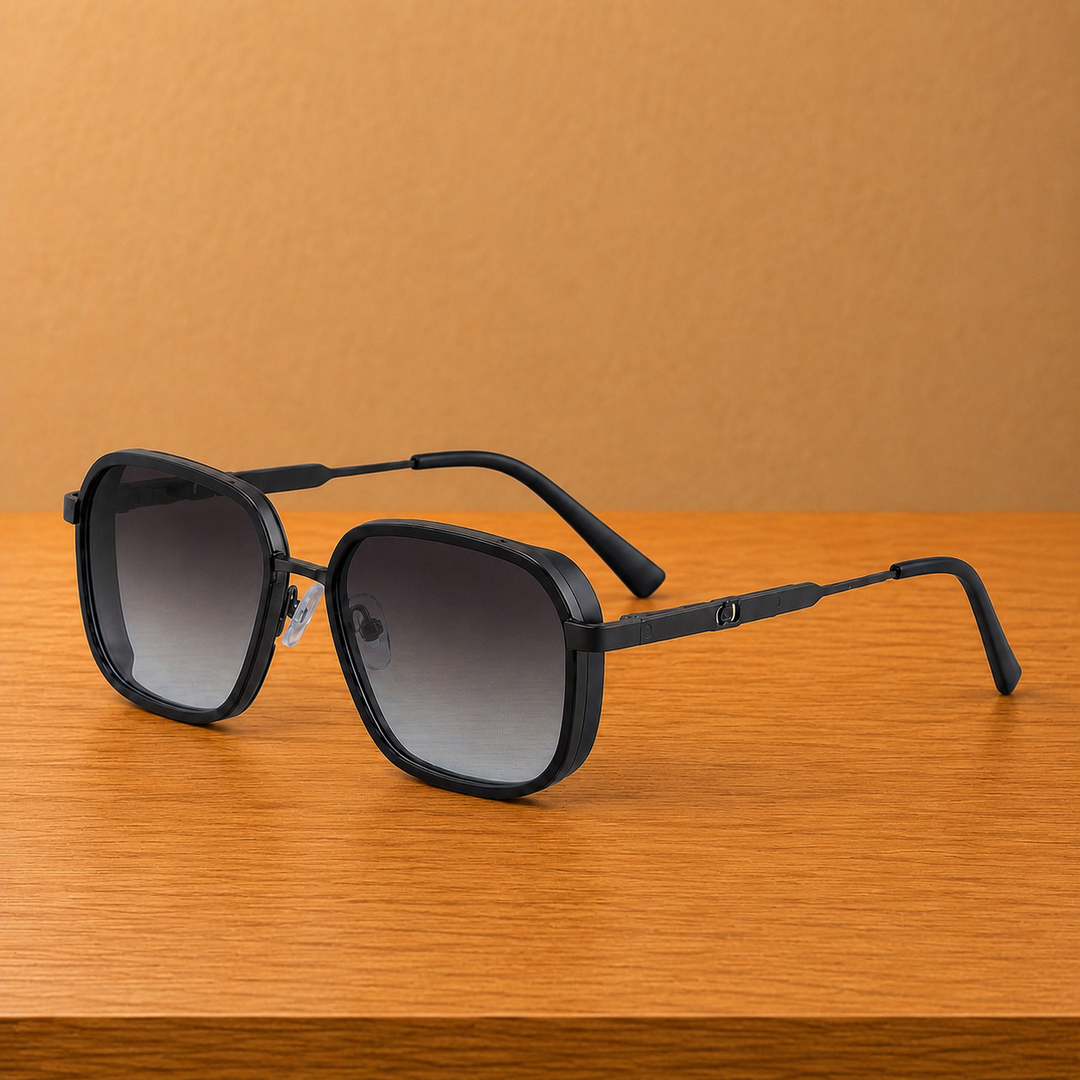 Geometric Frame Sunglasses
