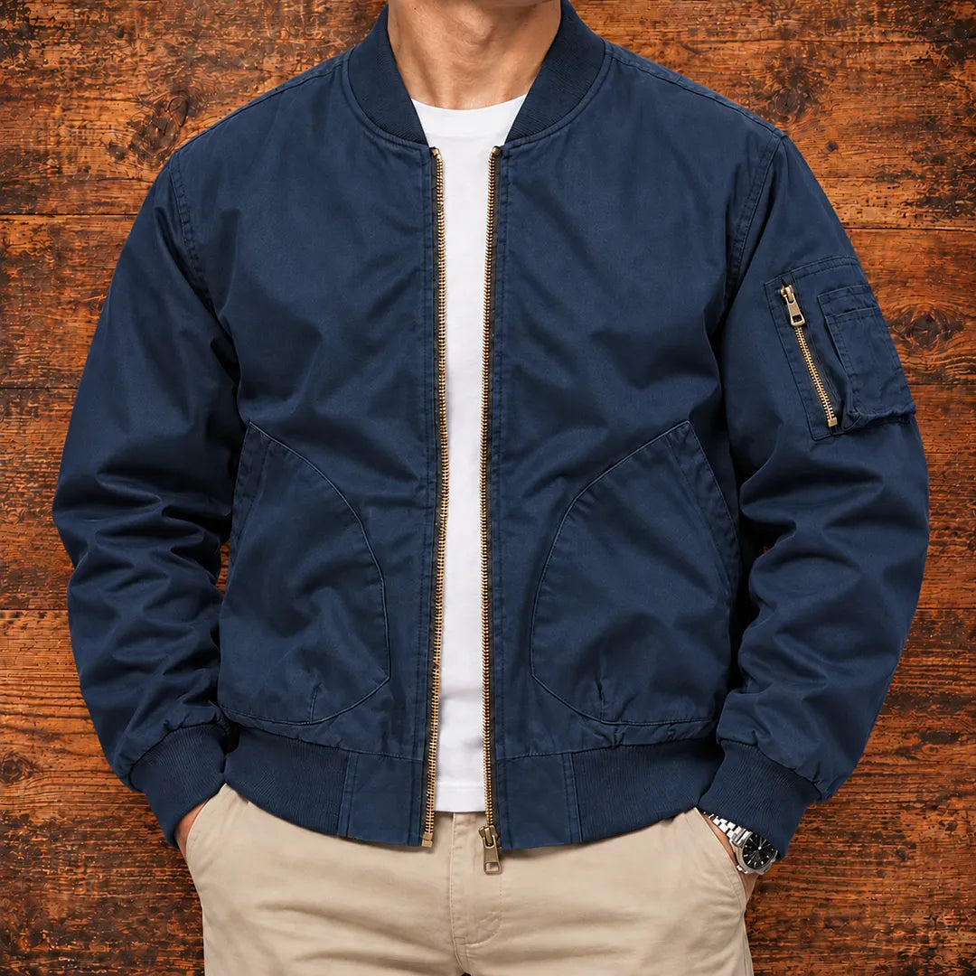 Refined Casual Layering Jacket