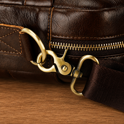 Leather Business Laptop Briefcase