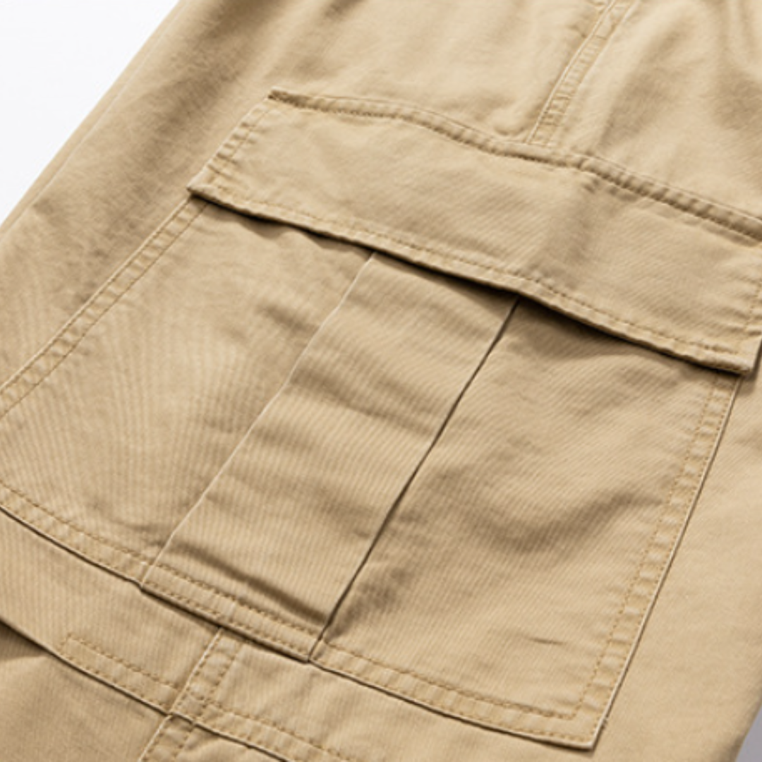 Wide-Leg Cargo Pants