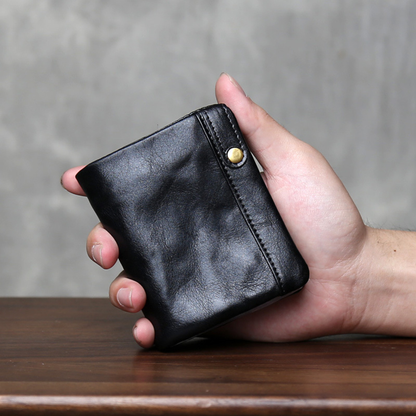 TOP-GRAIN LEATHER WALLET