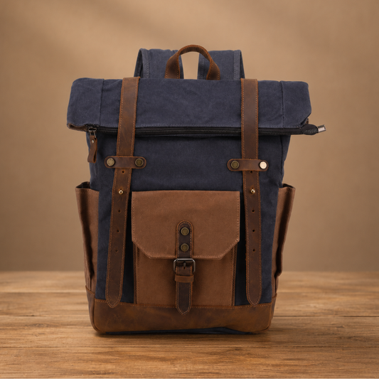 Vintage Roll Top Backpack