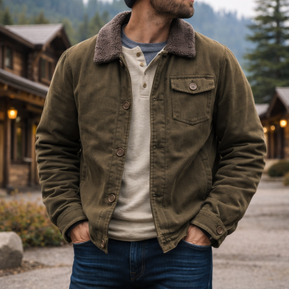 Corduroy Sherpa Jacket