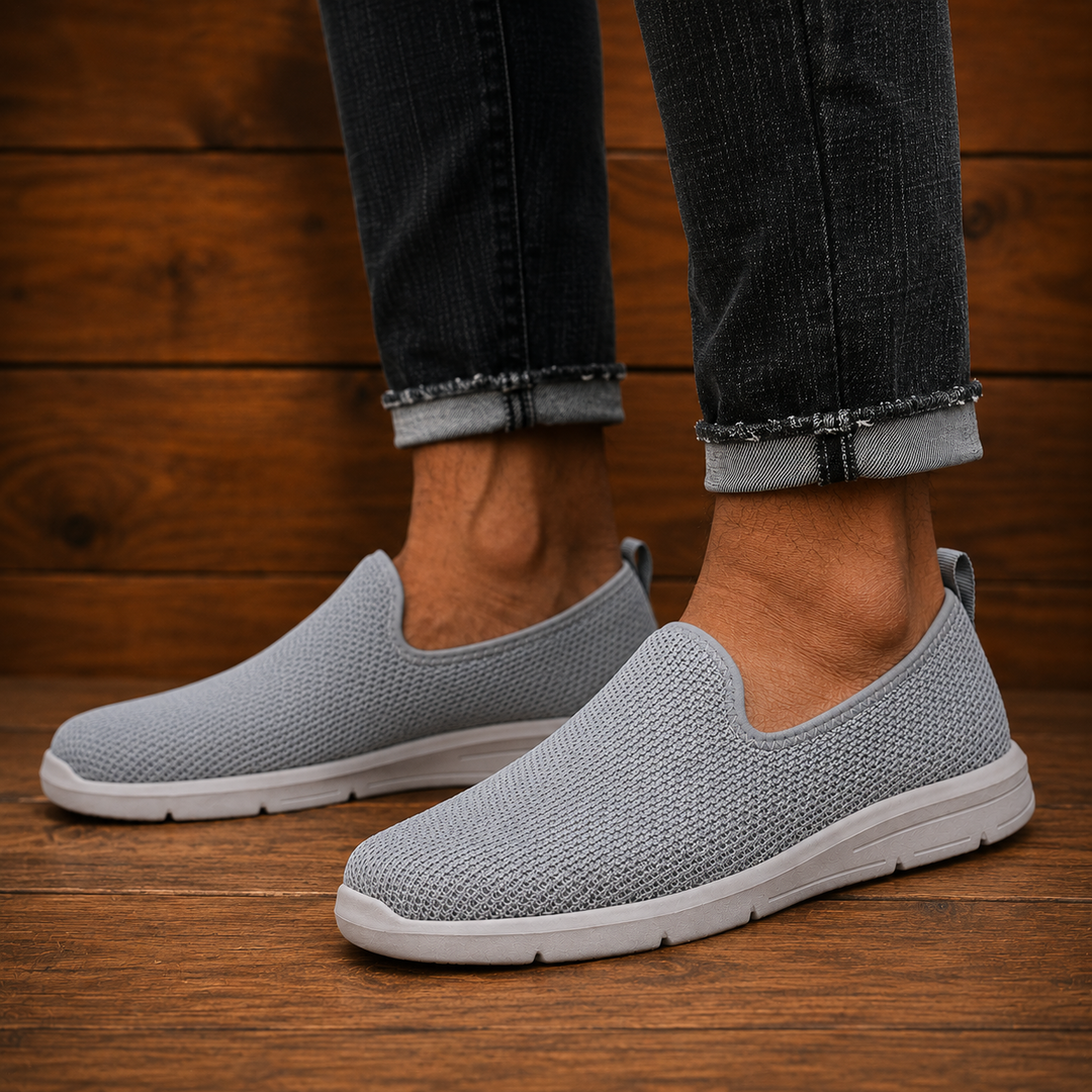 Knit Mesh Slip-Ons