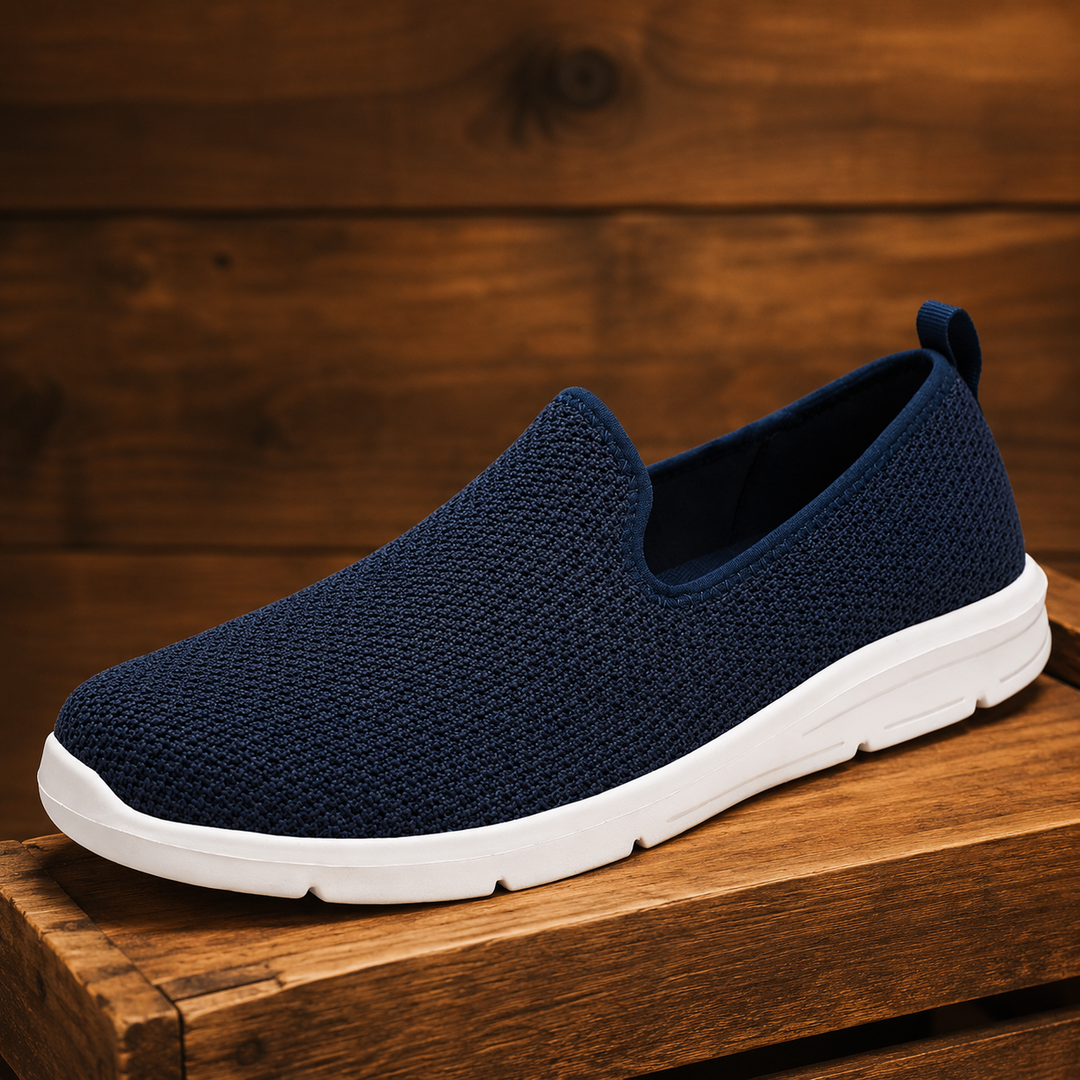 Knit Mesh Slip-Ons