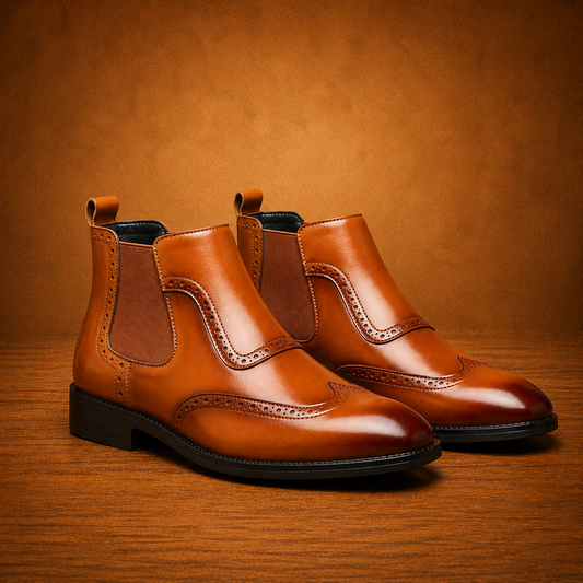 Brogue Chelsea Boots