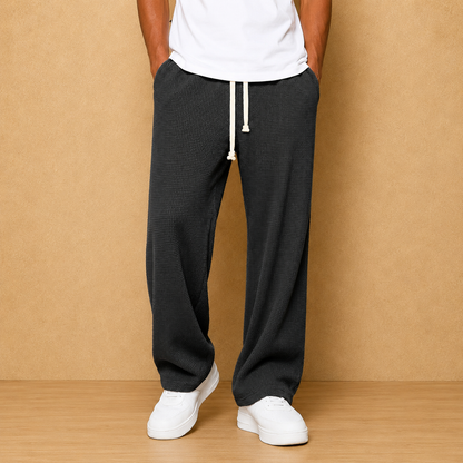 Textured Loose Fit Pants