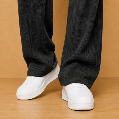 Textured Loose Fit Pants