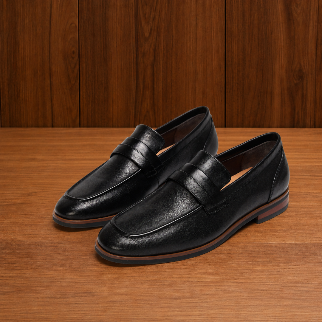 Premium Leather Penny Loafers