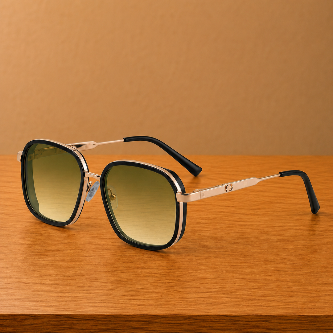 Geometric Frame Sunglasses