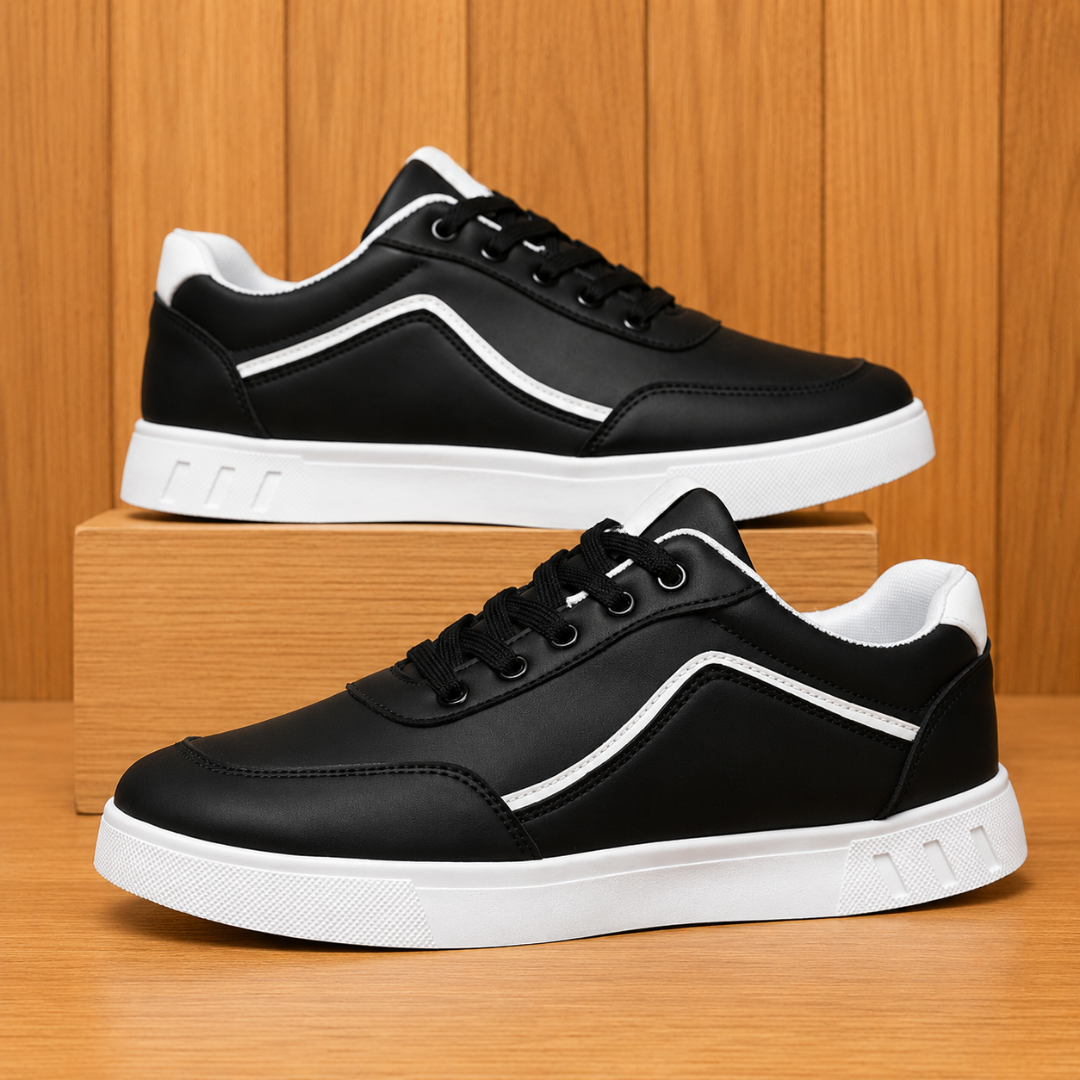 Clean Side-Stripe Sneakers