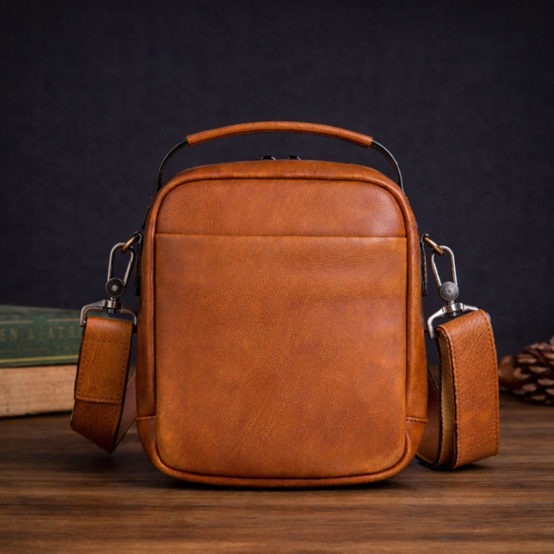 Classic Leather Crossbody Bag