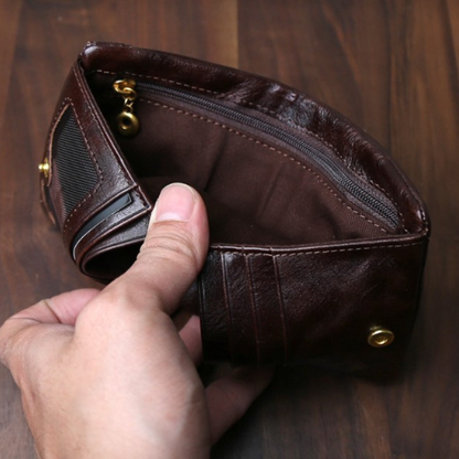 TOP-GRAIN LEATHER WALLET