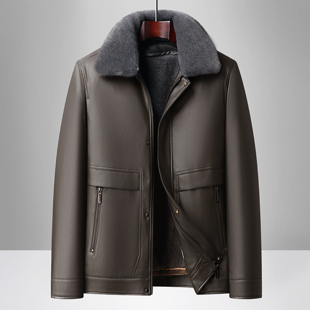 Premium Leather Coat