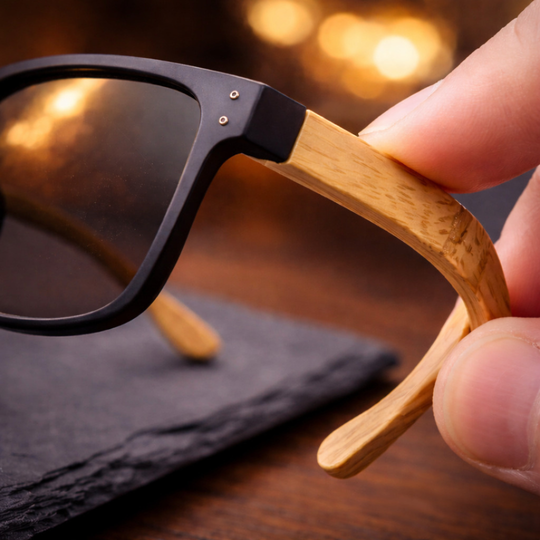 Wood Arm Sunglasses