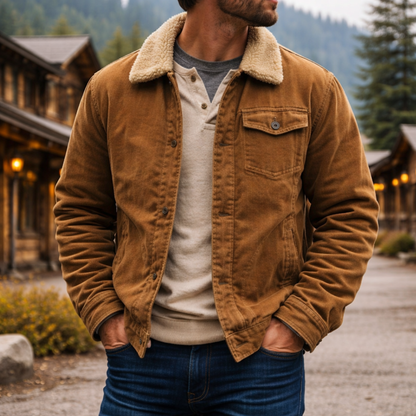 Corduroy Sherpa Jacket