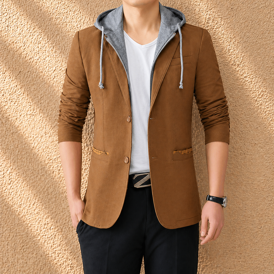 Casual Hooded Blazer