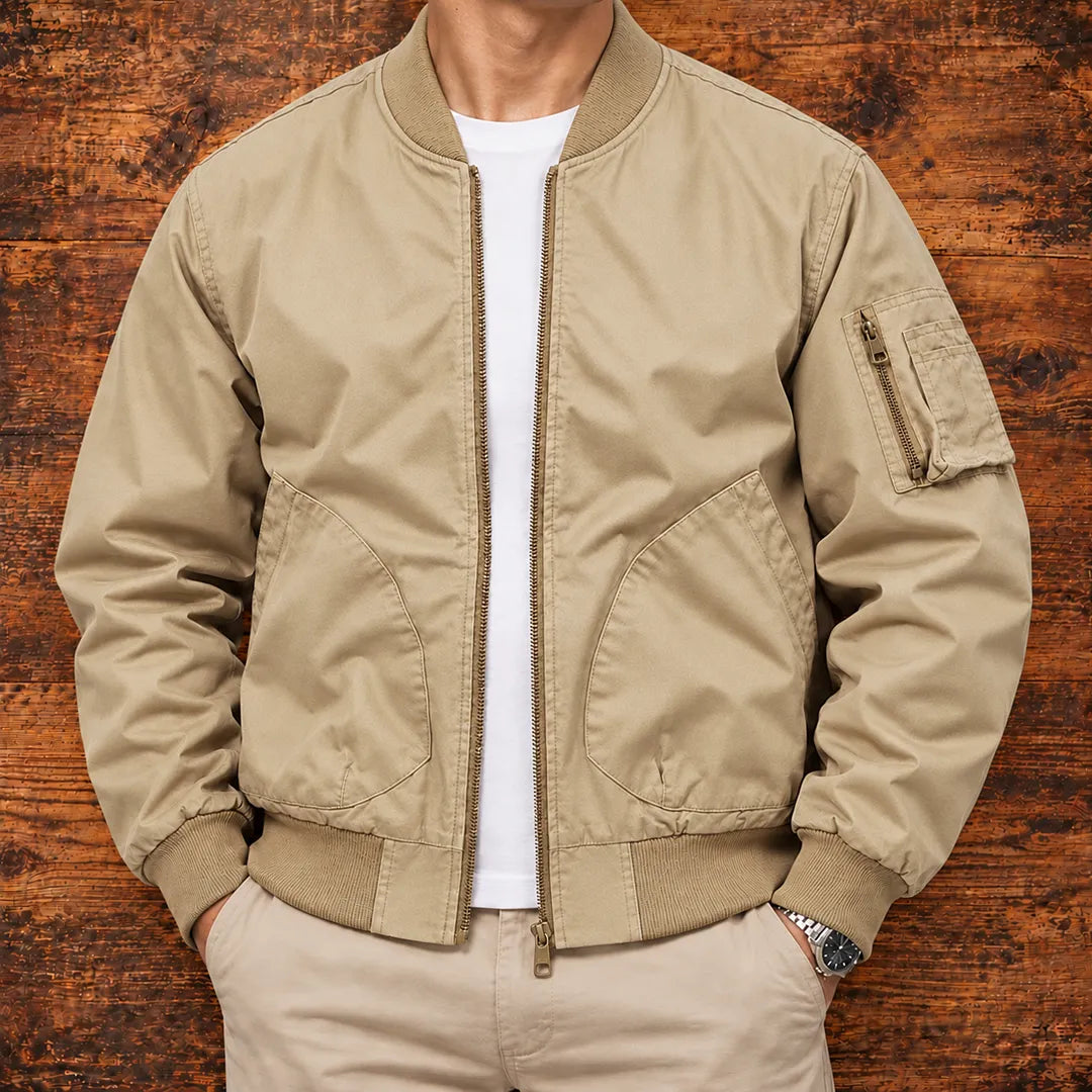 Refined Casual Layering Jacket