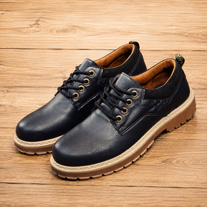 Plain-Toe Derby Shoes