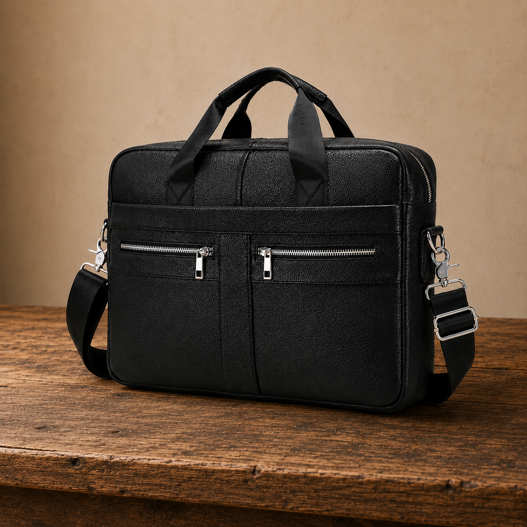 Leather Business Laptop Briefcase