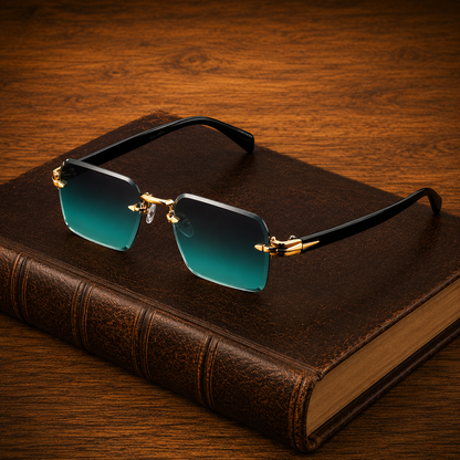 Rimless Square Sunglasses