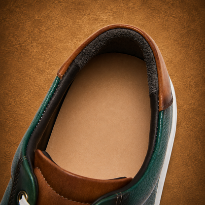 Luxury Leather Low-Top Sneakers