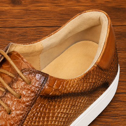 Leather Low-Top Sneakers