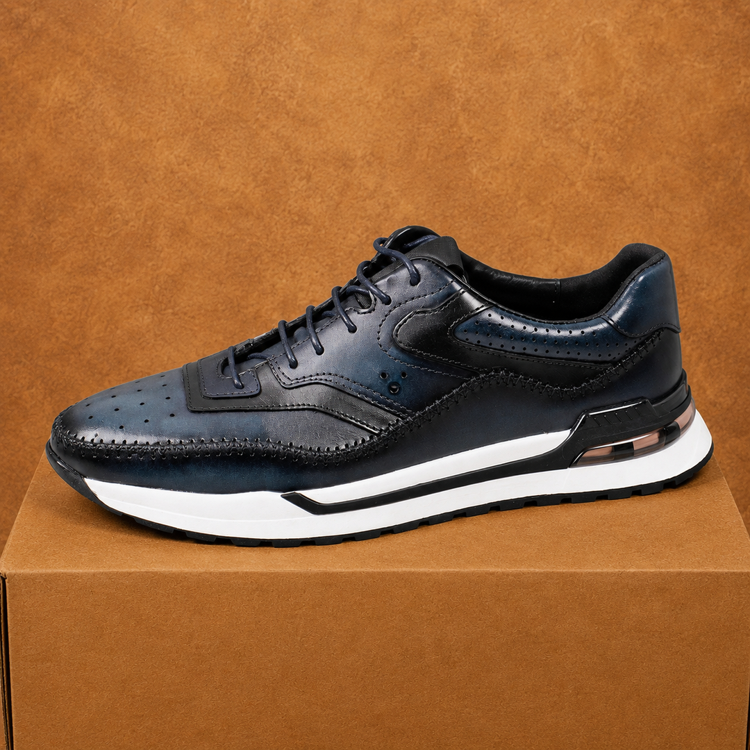 Premium Leather Dress Sneakers