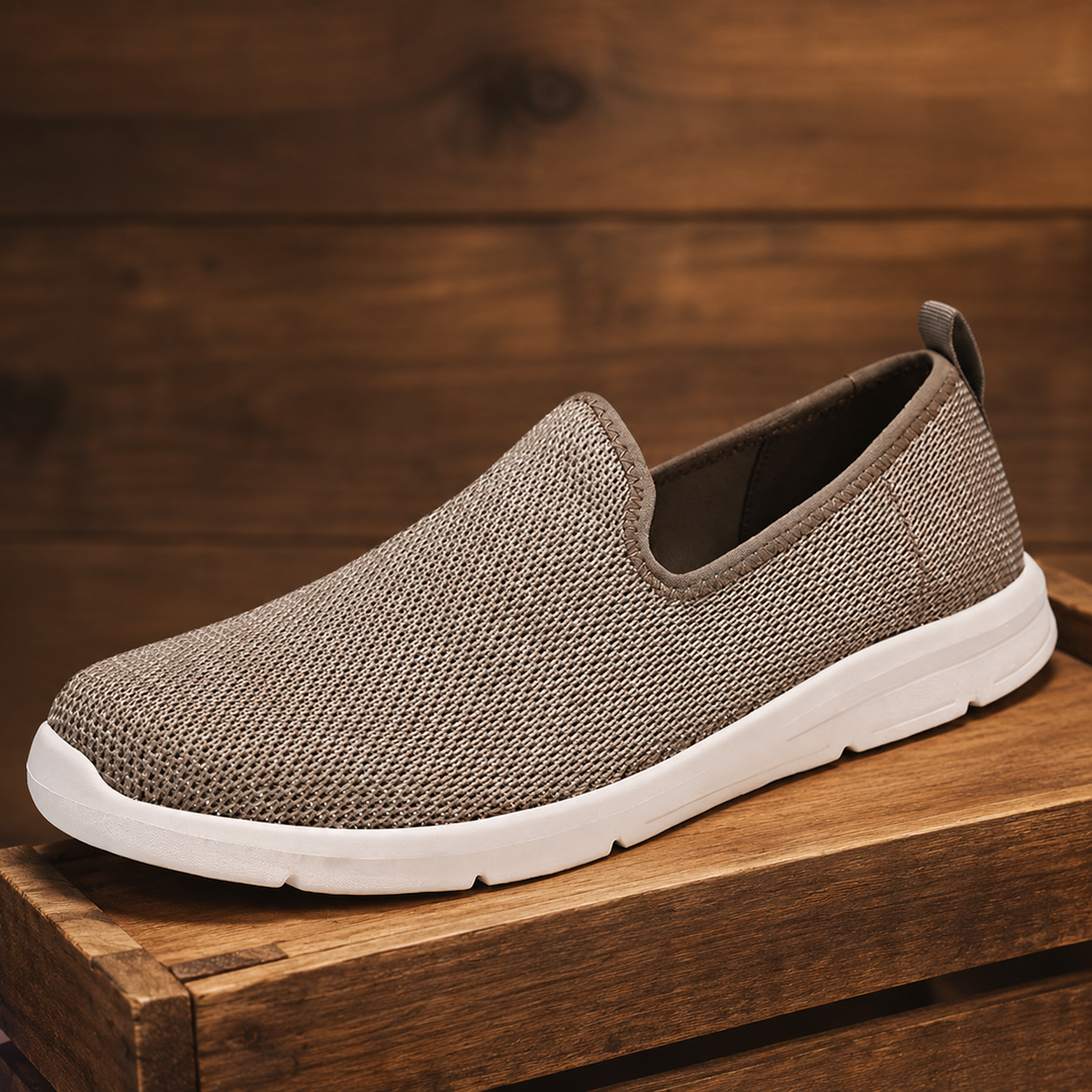 Knit Mesh Slip-Ons