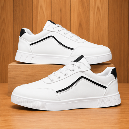 Clean Side-Stripe Sneakers