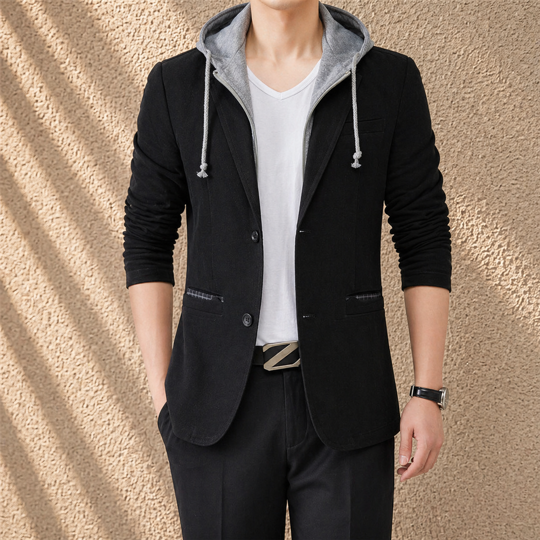Casual Hooded Blazer